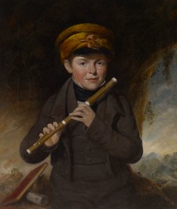 John Gurney Jr., der kleine Flötenspieler von John Opie