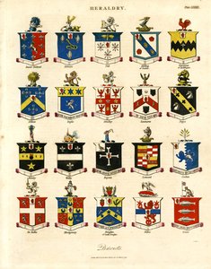 Wappen britischer Barone; Platte LXXXIX von John Pass
