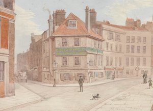Northumberland Head Inn an der Ecke von Fort St. und Gun St., Spitalfields von John Phillipps Emslie