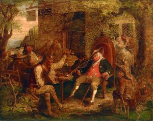 Wolfert Webber im Gasthaus (Wolfert Webbers Goldener Traum) 1857 von John Quidor