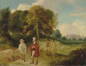 J.M.W. Turner und Walter Fawkes in Farnley Hall