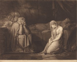 Belisane und Parcival unter dem Zauber von Urma von John Raphael Smith