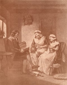 Häusliches Glück, Laetitia mit ihren Eltern, 1789