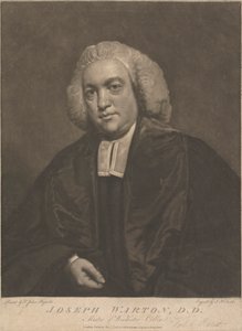 Joseph Warton, Direktor des Winchester College von John Raphael Smith