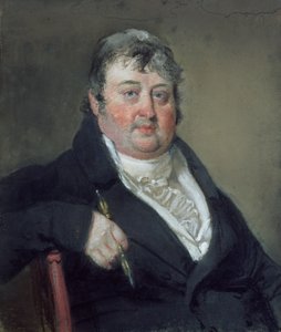 Porträt von Julius Caesar Ibbetson (1759-1817) von John Raphael Smith