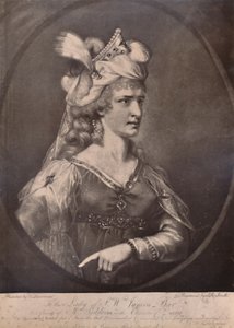 Sarah Siddons, walisische Schauspielerin, als Zara in William Congreves Stück Die Trauerbraut