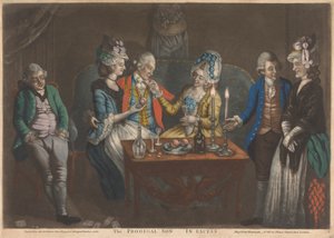 Der verlorene Sohn im Übermaß (1 von 5) von John Raphael Smith