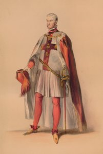 Gast im Kostüm für Königin Victorias Kostümball, 12. Mai 1842, 1843
