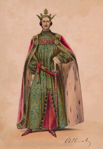 Prinz Albert im Kostüm als Plantagenet-König Edward III für den Bal Costumé von John Richard Coke Smyth