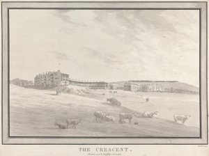 Bath: The Crescent von John Robert Cozens