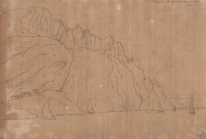 Küste von Genua von John Robert Cozens