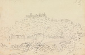 Kloster Monte Olivetto bei Florenz von John Robert Cozens