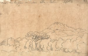 Vom Palast in Portici, 7. September von John Robert Cozens