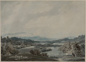 Italienische Landschaft von John Robert Cozens