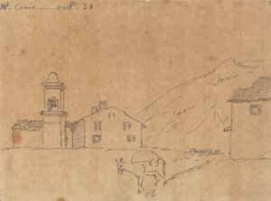 Mont Cenis, 20. Oktober von John Robert Cozens