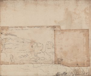 In der Nähe von Terracina zwischen Rom und Neapel, Oktober 1777 von John Robert Cozens