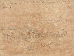 Teil von Padua von den Mauern von John Robert Cozens