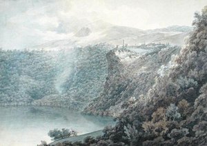 Der See und die Stadt Nemi