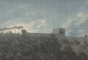 Ansicht der Villa Lante auf dem Janiculum in Rom