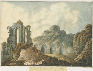 Croxden Abbey: Aquarell