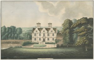 Pendeford Hall: Aquarellmalerei