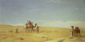 Das Tal des Moses in der Sinai-Wüste, 1866 von John Rogers Herbert