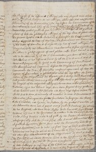 Ein Brief von John Row, einem Studenten in St. Andrews, an seinen Onkel, 1691