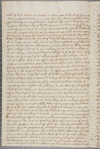 Ein Brief von John Row, einem Studenten in St. Andrews, an seinen Onkel, 1691