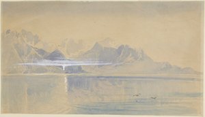 Früher Morgen in Montreux von John Ruskin
