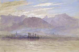 Morgen im Frühling, mit Nordostwind, in Vevey von John Ruskin