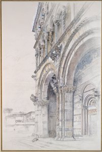 Der Dom von San Martino, Lucca, Juli-August 1874 von John Ruskin