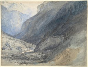 Das Lauterbrunnental, Schweiz von John Ruskin