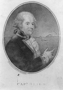 Kapitän William Bligh, graviert von John Conde von John Russell
