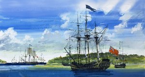 Britisches Schiff
