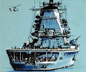 Russischer Träger Moskva