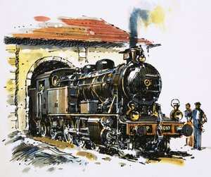 Die Welt der Geschwindigkeit und Kraft: Eine Honschel gebaute 2-6-4 Tenderlokomotive von 1929