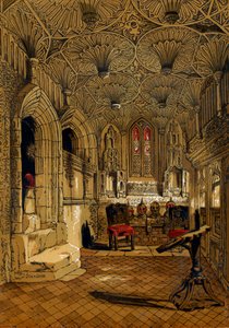 Chantry-Kapelle, angrenzend an die Beauchamp-Kapelle, Warwick, 1845 von John Scandrett Harford