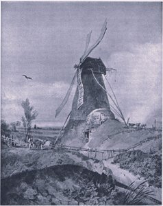 Eine Windmühle in Lincolnshire