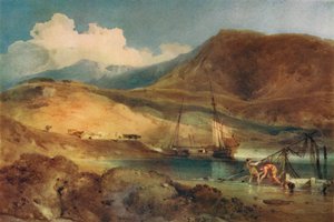 Cader Idris, von Barmouth Sands von John Sell Cotman