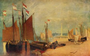 Niederländische Boote vor Yarmouth, Preise während des Krieges von John Sell Cotman