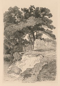 Liber Studiorum: Platte 13, Duncomb Park, Yorkshire: Nr. 5, 1838
