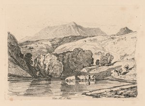Liber Studiorum: Tafel 15, Cader Iris, North Wales von John Sell Cotman