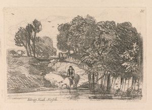 Liber Studiorum: Tafel 20, Felbrigg Heath, Norfolk von John Sell Cotman