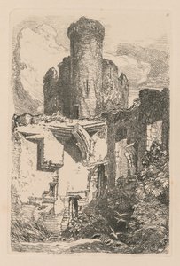 Liber Studiorum: Platte 31, Conway Castle, Nordwales