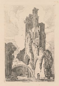 Liber Studiorum: Tafel 34, Llanathony Abbey, Monmouthshire