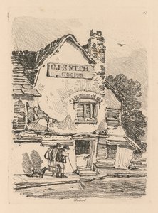 Liber Studiorum: Tafel 41, Haus in Bristol von John Sell Cotman