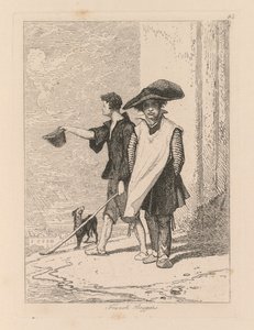 Liber Studiorum: Tafel 45, Französische Bettler von John Sell Cotman