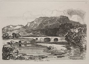 Liber Studiorum: Tan y Beolch, Nordwales von John Sell Cotman