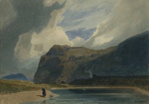 Bergszene in Wales, 1810 von John Sell Cotman