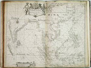 Eine Karte des Handelsgebiets der Ostindien und China, mit den angrenzenden Inseln, von Surrat bis Japan